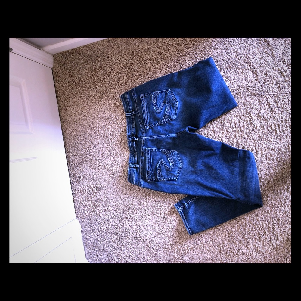 Silver jeans